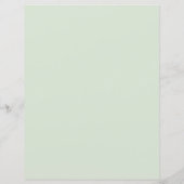 Retro Arch Sage Green Beauty Service Price List (裏面)