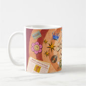 Retro Are You Ready Mug Design with Custom Name コーヒーマグカップ (左)
