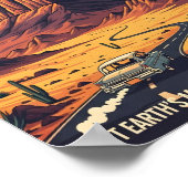 Retro Area 51 Road Trip ポスター (角)
