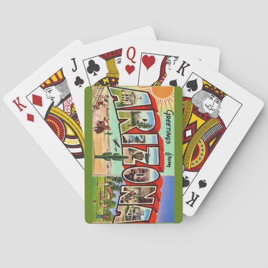 Retro Arizona Playing Cards トランプ (裏面)