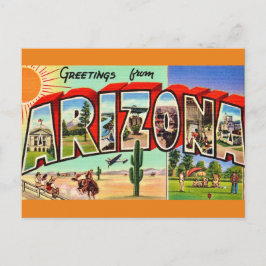 Retro Arizona Postcard ポストカード