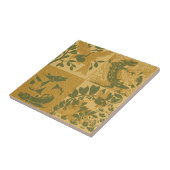 Retro Art Nouveau Animal Nature Aesthetic Art タイル (側面)