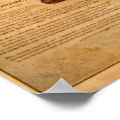 Retro Art Nouveau French Perfume Ad ポスター (角)