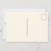 Retro Asheville NC 5x7 Big Postcard サンキューカード (裏面)