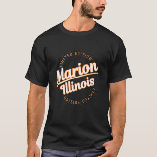 Retro Athletic Marion IL Apparel Tシャツ