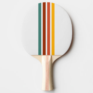 Retro Athletic Stripe Ping Pong Paddle 卓球ラケット