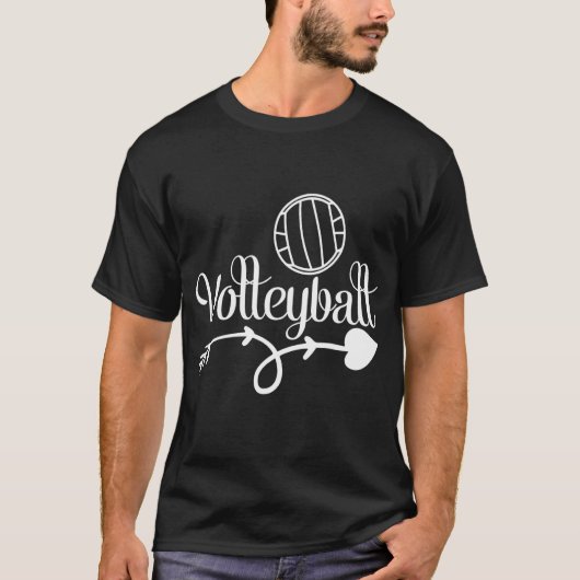Retro Athletic Volleyball Team Sport Net Spike 39 Tシャツ (正面)