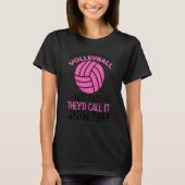 Retro Athletic Volleyball Team Sport Net Spike 80 Tシャツ (正面)