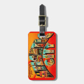 Retro Atlantic City ラゲッジタグ (正面縦)