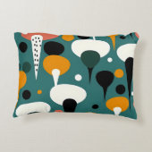 Retro Atomic Mushroom Pillow アクセントクッション (裏面)