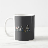 Retro Barnyard Animals Meme Farm Animals Hanging C コーヒーマグカップ (左)