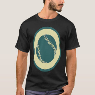 Retro Baseball Ball Vintage  Player Tシャツ