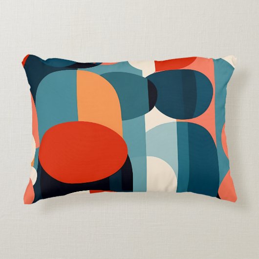 Retro Bauhaus Arch Pillow アクセントクッション (正面)