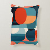 Retro Bauhaus Arch Pillow アクセントクッション (裏面(縦))