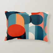 Retro Bauhaus Arch Pillow アクセントクッション (裏面)