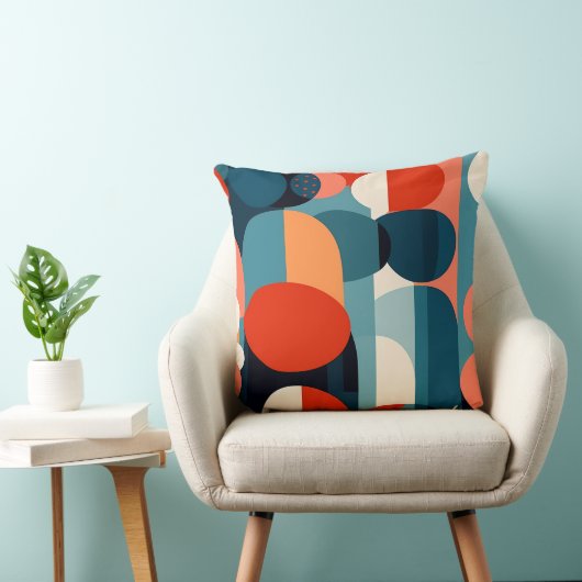 Retro Bauhaus Arch Pillow クッション (椅子)