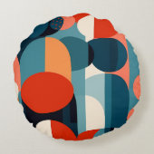 Retro Bauhaus Arch Pillow ラウンドクッション (裏面)