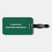 Retro Beach Travel Seascape Outdoors  ラゲッジタグ (裏面横)