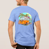 Retro Beach Van T-Shirt トライブレンドTシャツ (裏面)