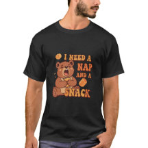 Retro Bear Snack Break Men’s Graphic T-Shirt