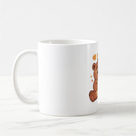 Retro Bear Snack First White Mug コーヒーマグカップ