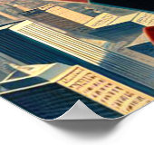 Retro Beer Pinup ポスター (角)