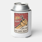 Retro Beer USSR УССР Soviet Propaganda Style 缶クーラー (缶裏面)