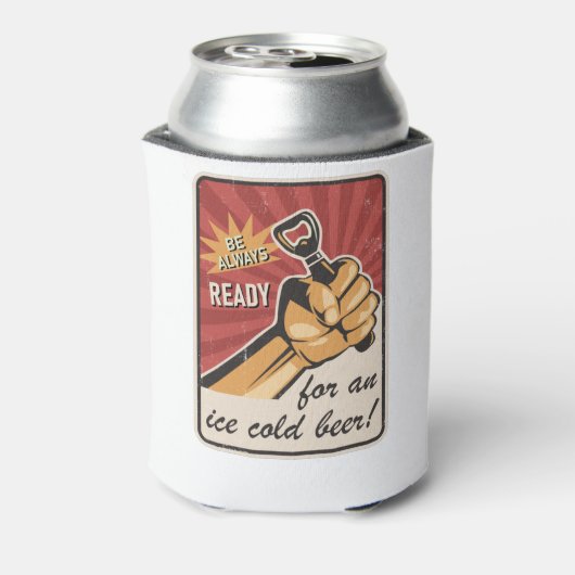 Retro Beer USSR УССР Soviet Propaganda Style 缶クーラー (缶裏面)