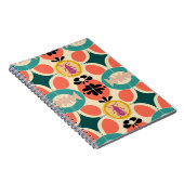 Retro Beetle Pattern | Notebook Journal ノートブック (右側)