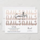 Retro Beige Acrylic Nails Sizing Kit Display Card (裏面)