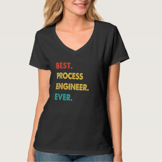 Retro Best Process Engineer Ever Tシャツ