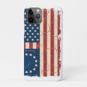 Retro Betsy Ross & 50-Star Flag 2026 Semiquincente Case-Mate iPhoneケース (裏)