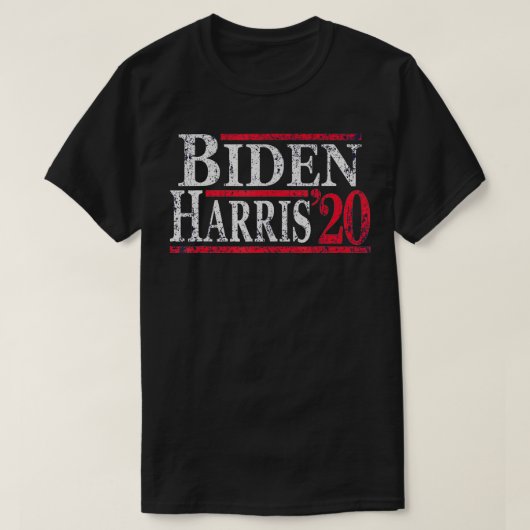 Retro Biden Harris 2020  Tシャツ (デザイン正面)