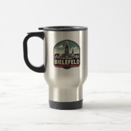 Retro Bielefeld Skyline  トラベルマグ