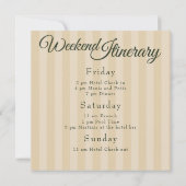 Retro Bikinis & Martinis Bachelorette 招待状 (裏面)