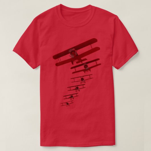 Retro Biplane Graphic Tシャツ (デザイン正面)