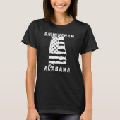 Retro Birmingham Alabama Apparel Tシャツ (正面)