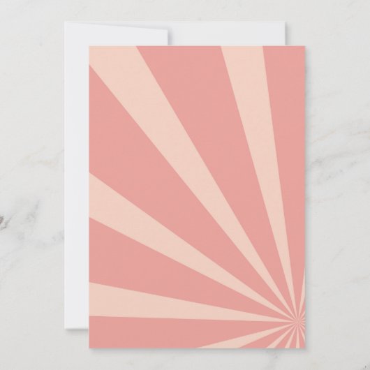 Retro Birthday Invitation 招待状 (裏面)