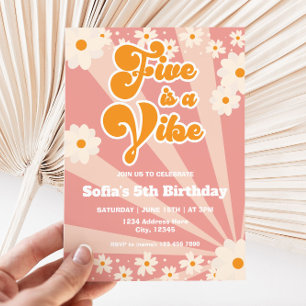 Retro Birthday Invitation 招待状