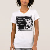 Retro black and white design with the phrase “Coff Tシャツ (正面)