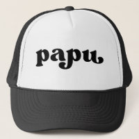 Retro Black and White Grandpa Greek Papu