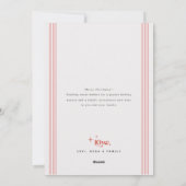 Retro Black and White Photo Children Christmas シーズンカード (裏面)