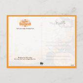 Retro Black Cat with Jack-o’-Lanterns シーズンポストカード (裏面)