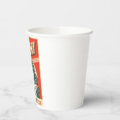 Retro Black Friday Pop Art Pin-Up Girl 紙コップ (左)