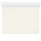 Retro Black White  Wedding Place Card (内部横(下))