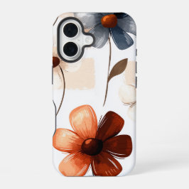 Retro Bloom – カントリーロア風の花柄スマホケース  iPhone 16ケース