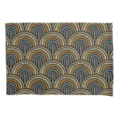 Retro Boho Arc Art Deco Pillow Case 枕カバー (正面)