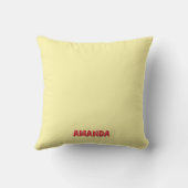 Retro Boho Blooming Flowers Inspiration Quote クッション (裏面)