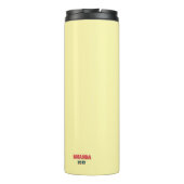 Retro Boho Blooming Flowers Inspiration Quote タンブラー (裏面)