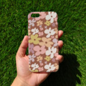 Retro Boho Flower Power Pattern Case-Mate iPhoneケース